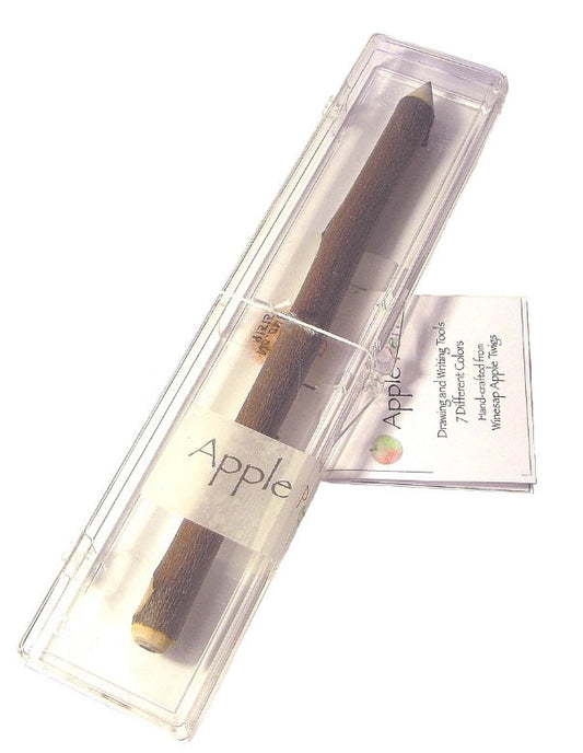 Handmade apple wood twig pencil with tag by h.m. Peavy – Re-psychles