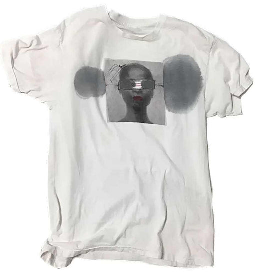 Black Woman No. 1 T-shirt by h.m. Peavy