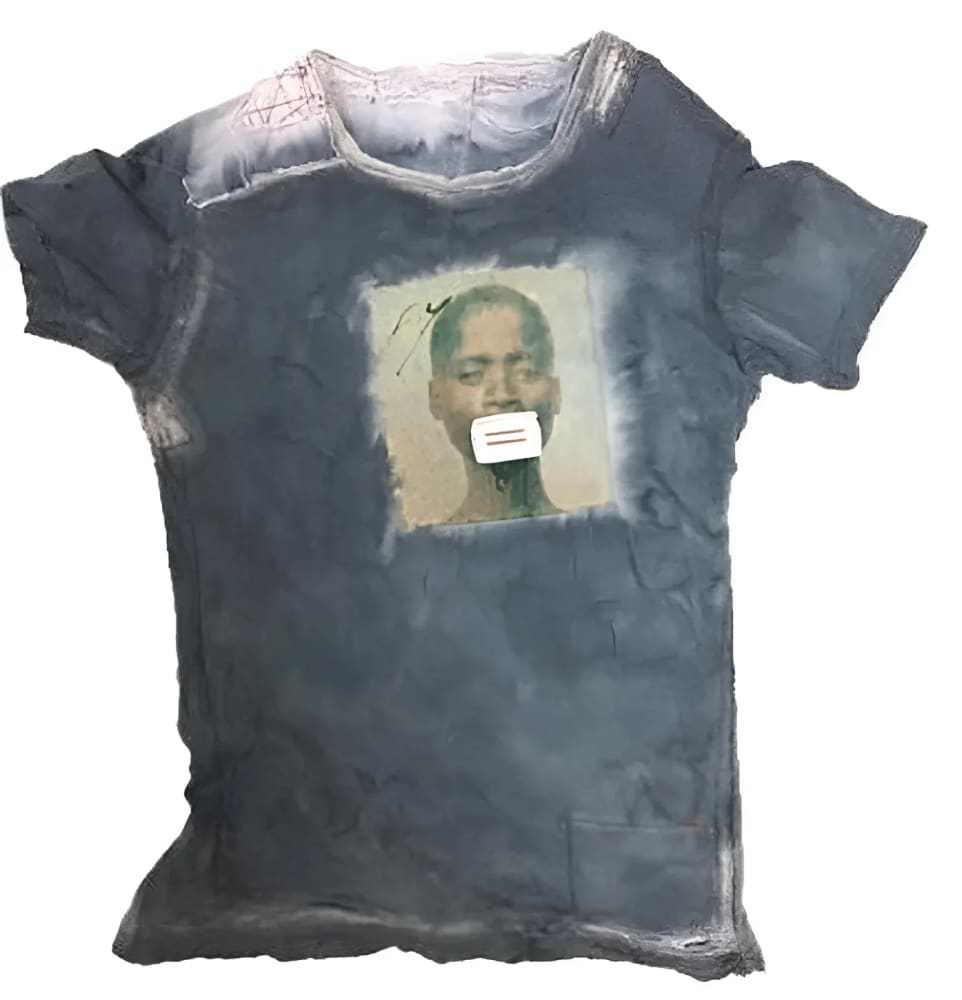 Black Woman T-shirt by h.m. Peavy No.4
