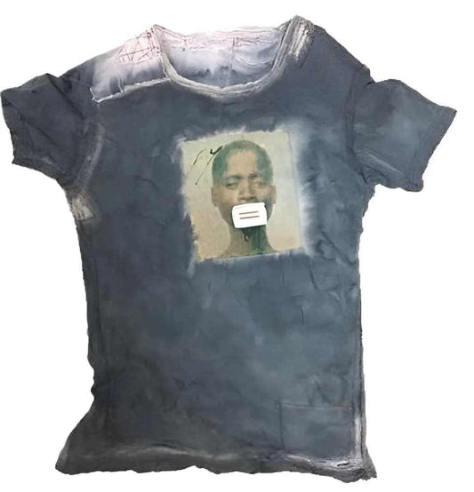 Black Woman T-shirt by h.m. Peavy No.4
