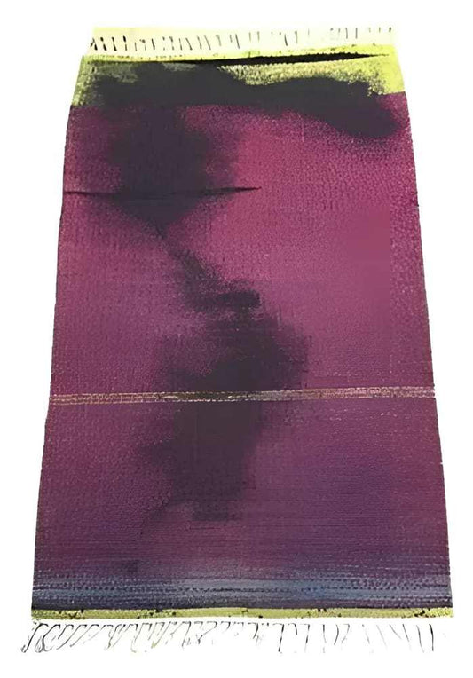 h.m. Peavy Handwoven Rug 1986