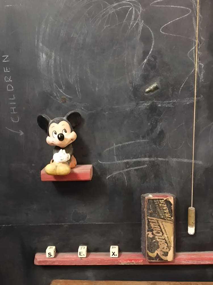 h.m. Peavy - Schoolhouse Assemblage & Construction 1984