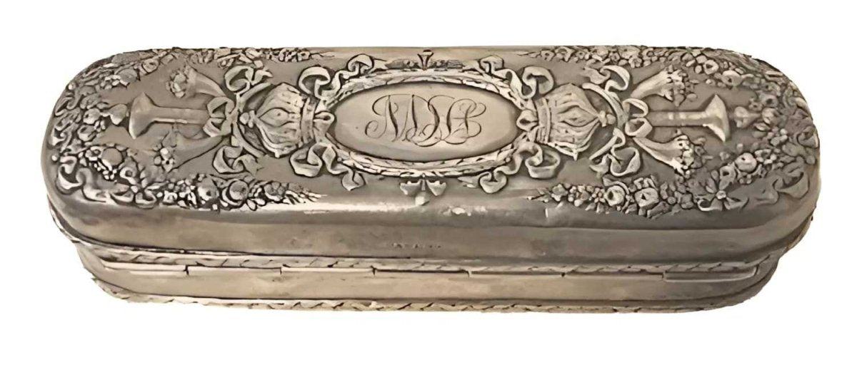 Howard & Co. 1896 Silver Heirloom Engraved Keepsake Box - Re - psychles Vintage Shop & Art Gallery