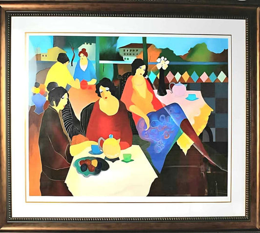 Itzchak Tarkay Signed Serigraph Print - Re - psychles Vintage Shop & Art Gallery