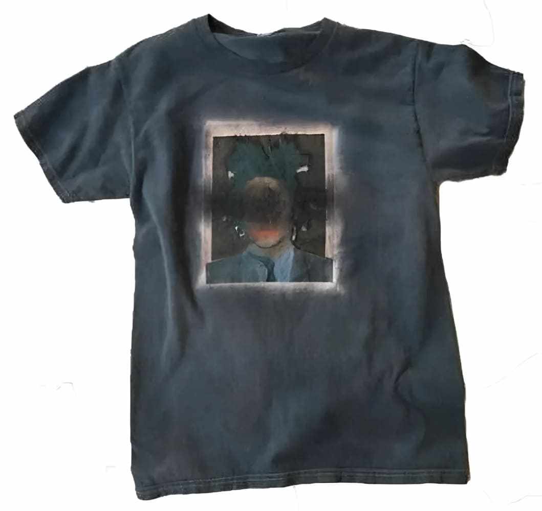 Jean-Michel Basquiat Black Stroke T-shirt by h.m. Peavy
