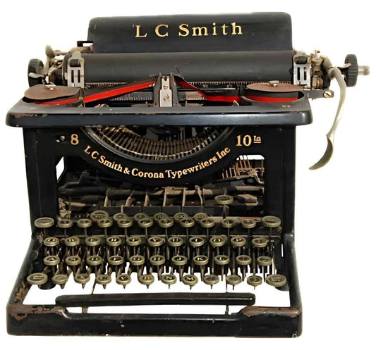 L.C. Smith Typewriter T-shirt by h.m. Peavy