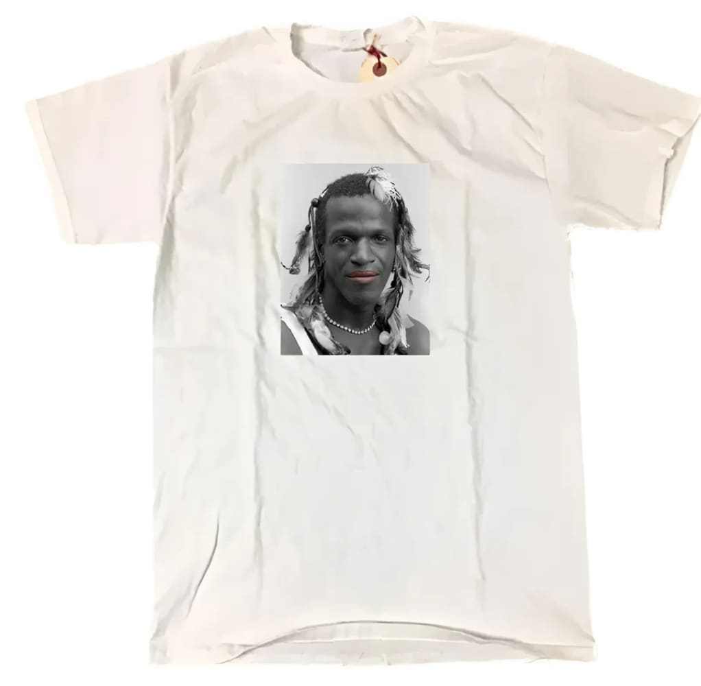 Marsha P. Johnson T-shirt by h.m. Peavy - Re - psychles Vintage Shop & Art Gallery
