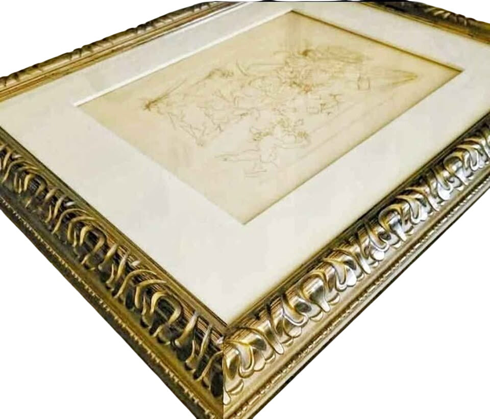 Salvador Dali (1904-1989) "Autumn" Framed Etching