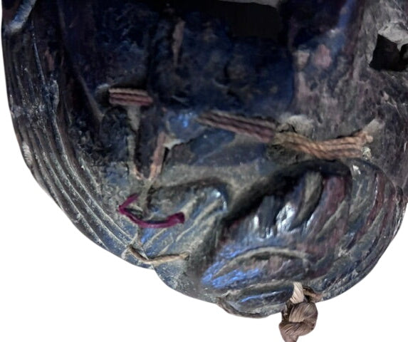Antique Mox Dance Mask Hand-Carved Guatemalan