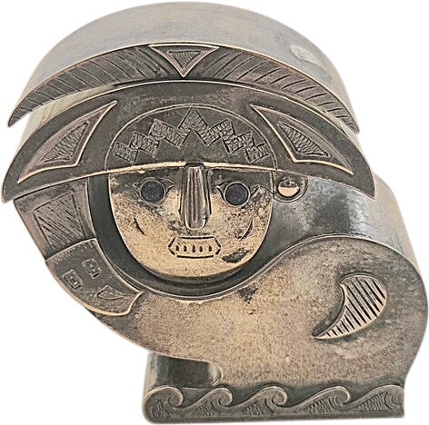 Peruvian Silver Keepsake Box