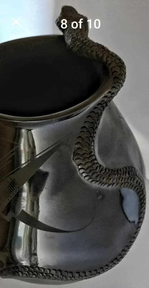 Rita Talavera Signed Black Ortiz Vase - Re - psychles Vintage Shop & Art Gallery