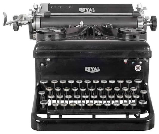 Royal Typewriter T-shirt by h.m. Peavy