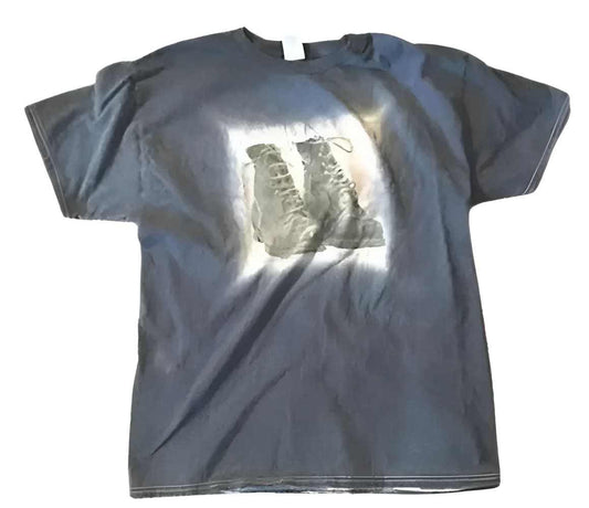 The Boot T-shirt at Midnight by h.m. Peavy