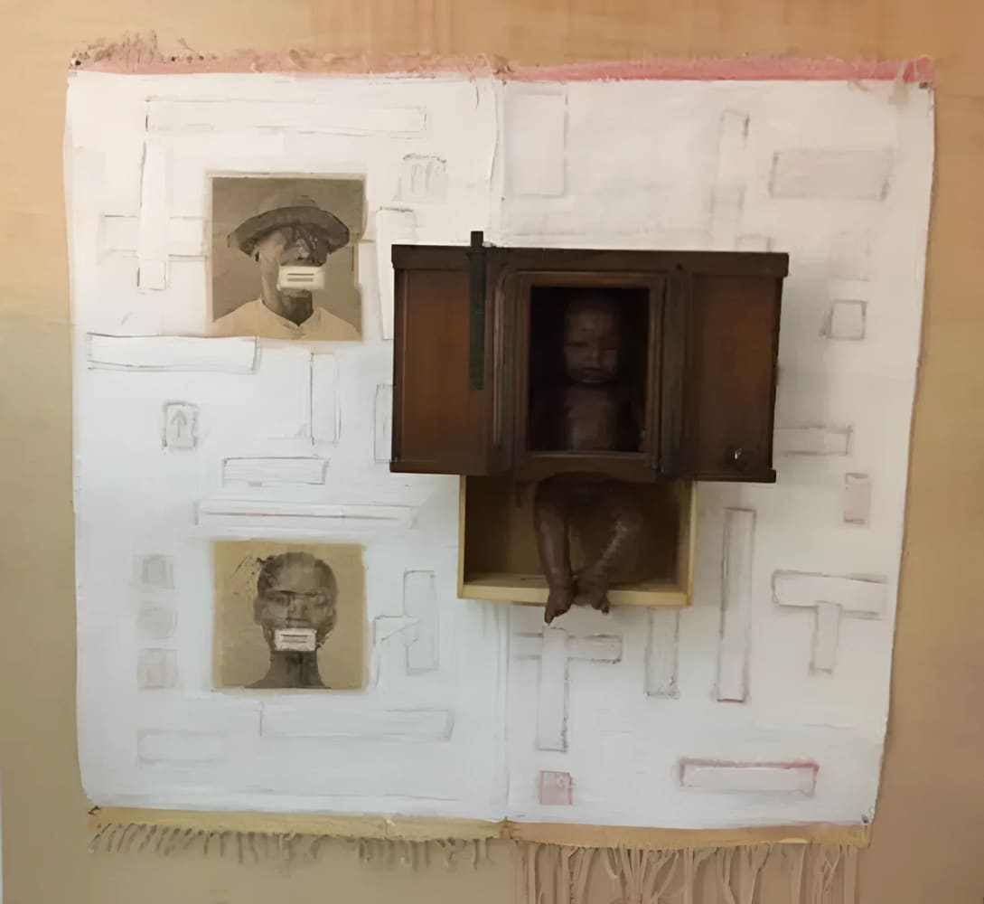Who Am I? Assemblage & Construction by h.m. Peavy