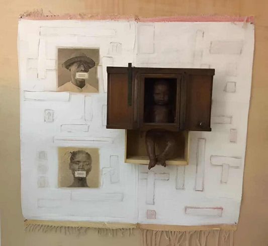 Who Am I? Assemblage & Construction by h.m. Peavy